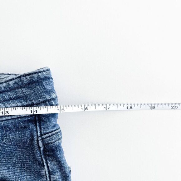 Volcom Vorta Women's Low Rise Slim Straight Stretch Denim Jeans Mid Wash Blue 28 - Picture 6 of 11